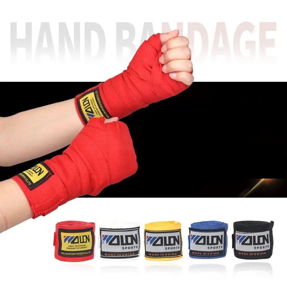 Lot de 2 rouleaux de bandage en coton de 1,5 m/3 m pour la boxe, - Hardpunch