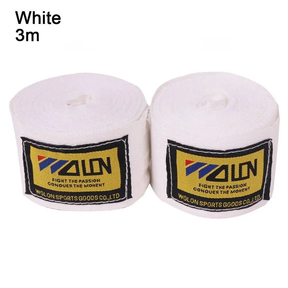 Lot de 2 rouleaux de bandage en coton de 1,5 m/3 m pour la boxe, - Hardpunch